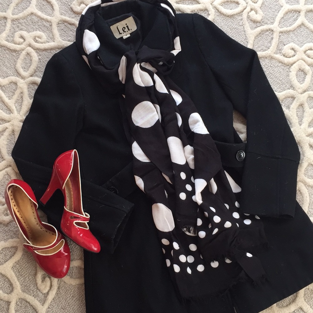 l.e.i. Wool pea coat